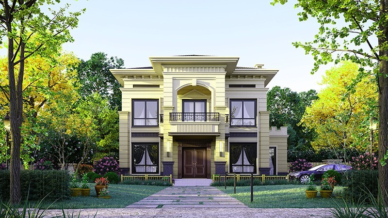 五指山中式合院住宅，开放庭院与邻里乡亲更亲近